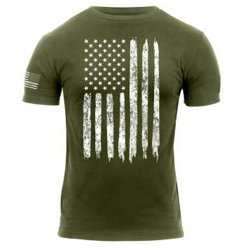 PATRIOTIC US Flag Athletic Fit T-Shirt
